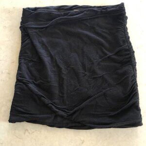 Free People Mini-Skirt with Pleated Sides